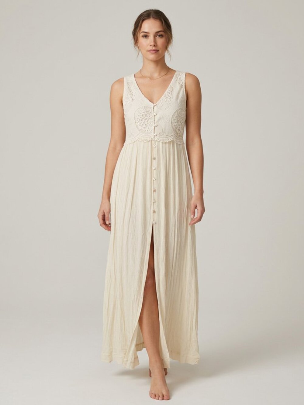 Forever 21 Lace Top Maxi Dress